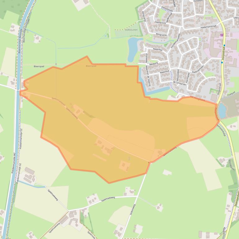 Kaart van postcodegebied 8111PP.