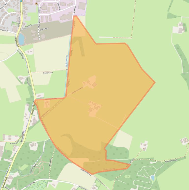 Kaart van postcodegebied 8111PS.