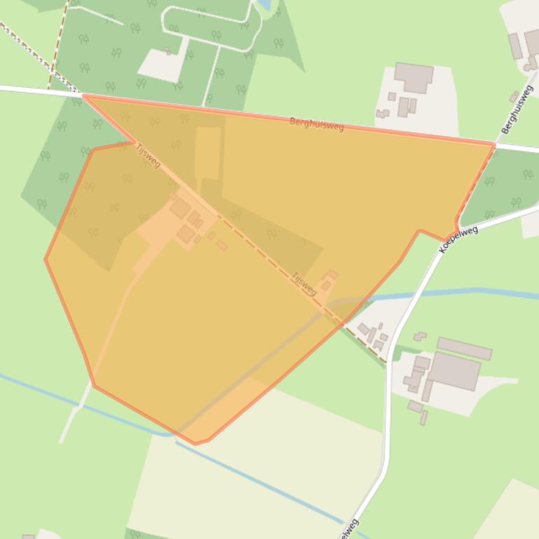 Kaart van postcodegebied 8111RT.