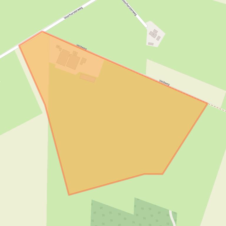 Kaart van postcodegebied 8111RV.