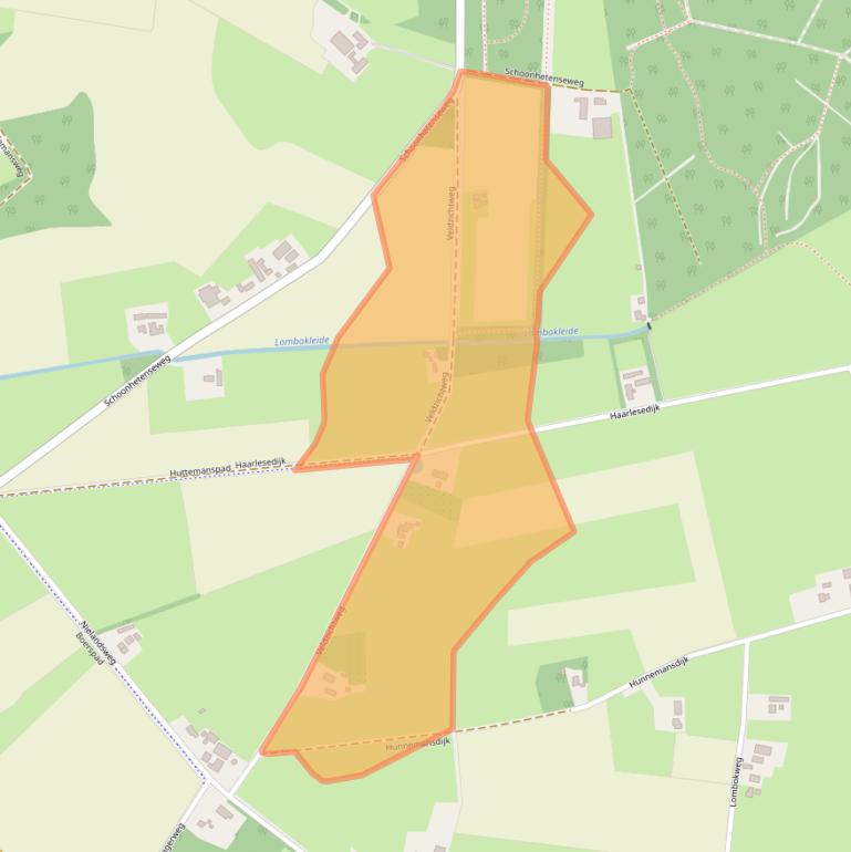 Kaart van postcodegebied 8111RW.