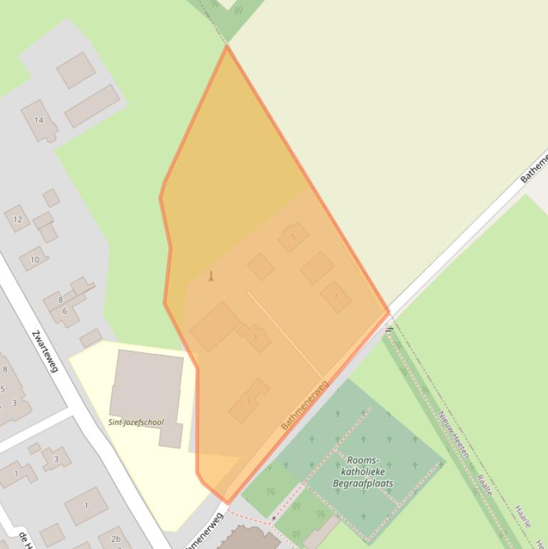 Kaart van postcodegebied 8112AB.