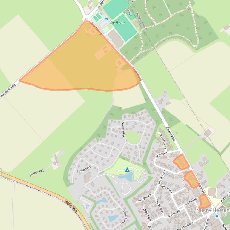 Kaart van postcodegebied 8112AC.