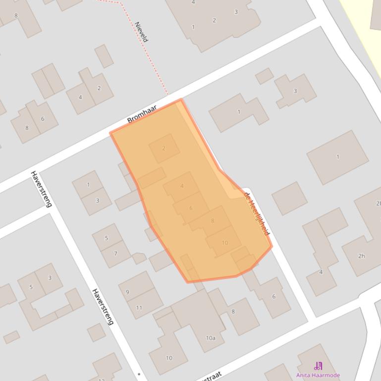 Kaart van postcodegebied 8112AM.