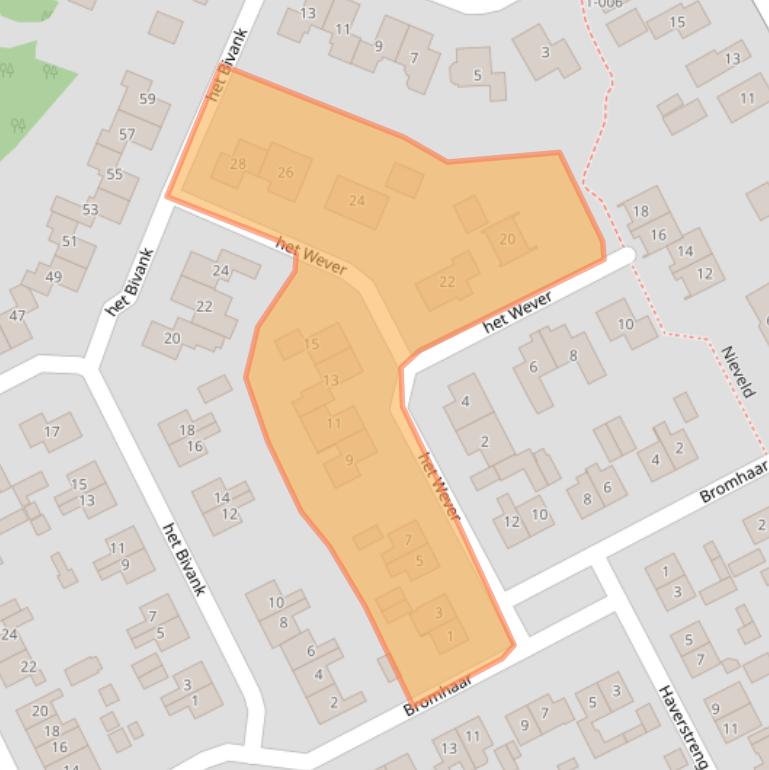 Kaart van postcodegebied 8112AP.