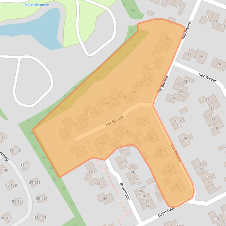 Kaart van postcodegebied 8112AS.