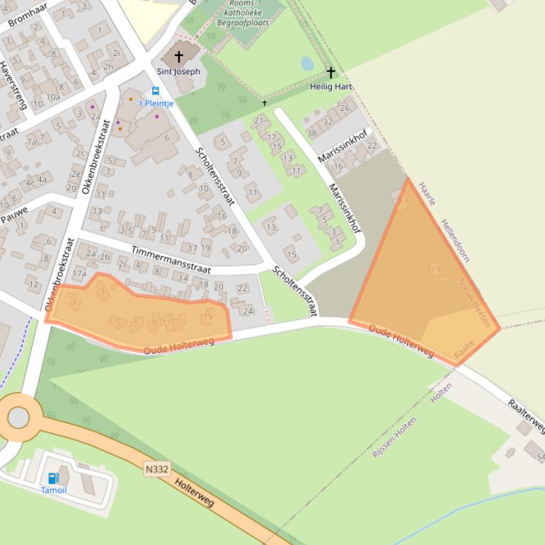 Kaart van postcodegebied 8112AX.