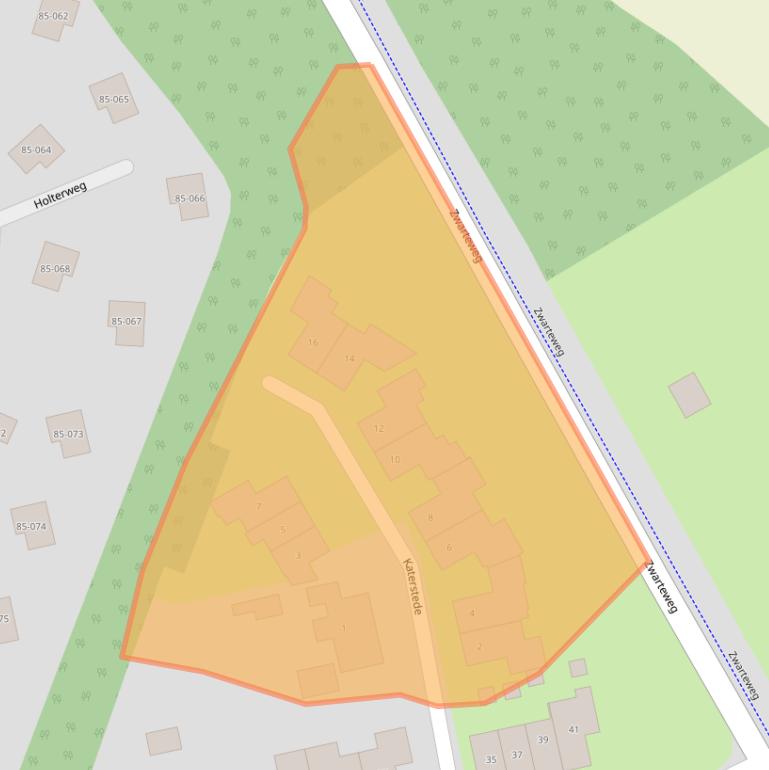 Kaart van postcodegebied 8112BD.