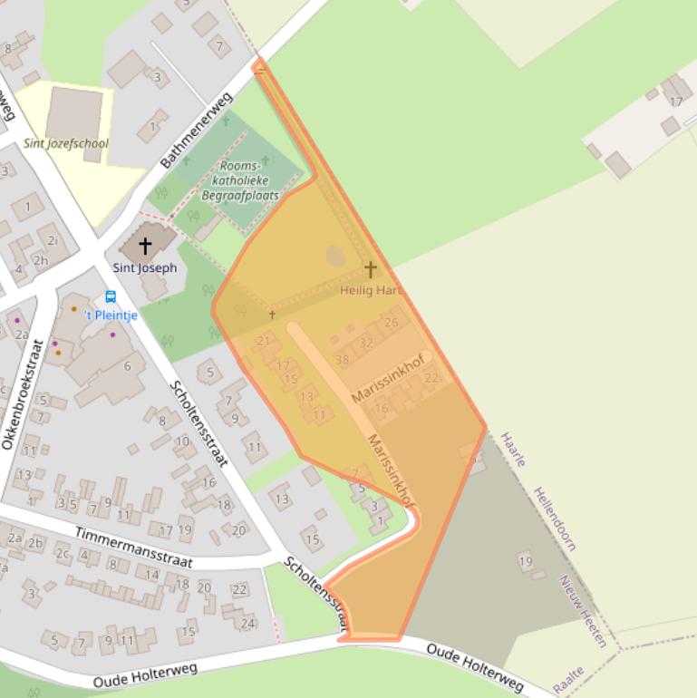 Kaart van postcodegebied 8112BG.