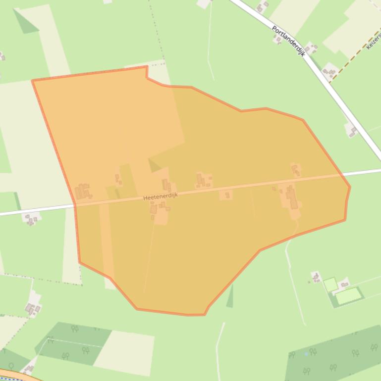 Kaart van postcodegebied 8112PE.