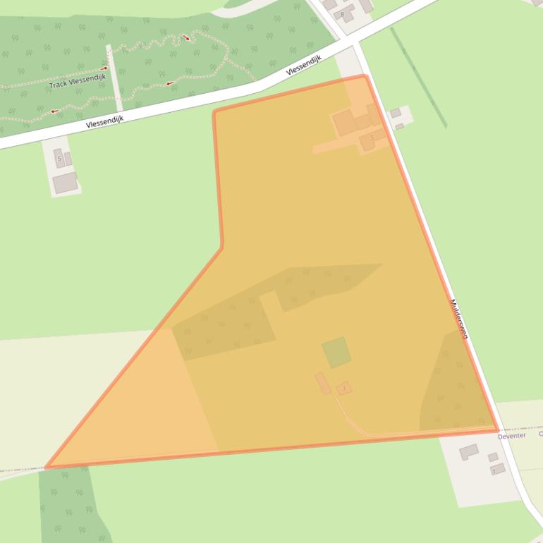 Kaart van postcodegebied 8112PL.