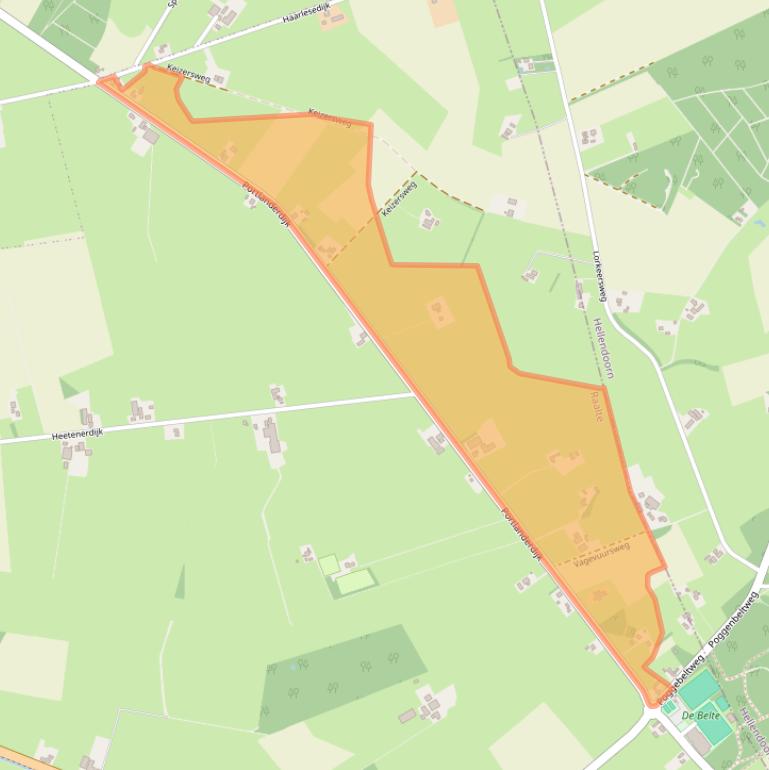 Kaart van postcodegebied 8112PP.