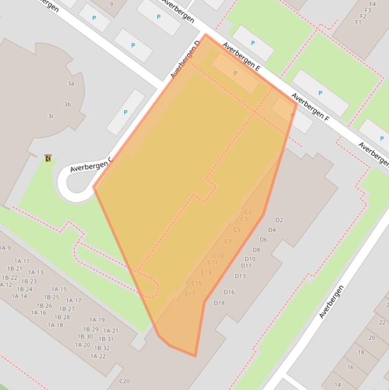 Kaart van postcodegebied 8121CD.