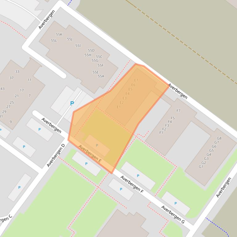 Kaart van postcodegebied 8121CG.