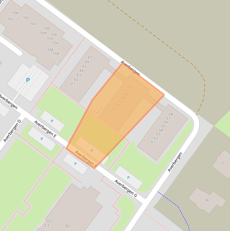 Kaart van postcodegebied 8121CH.