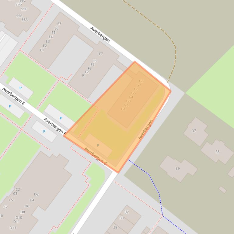 Kaart van postcodegebied 8121CJ.