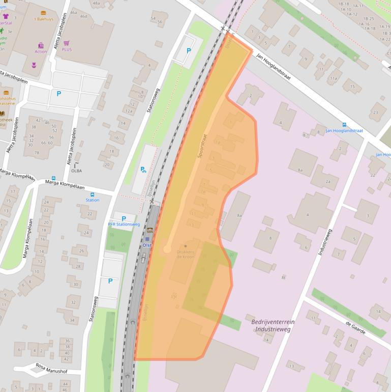 Kaart van postcodegebied 8121CK.