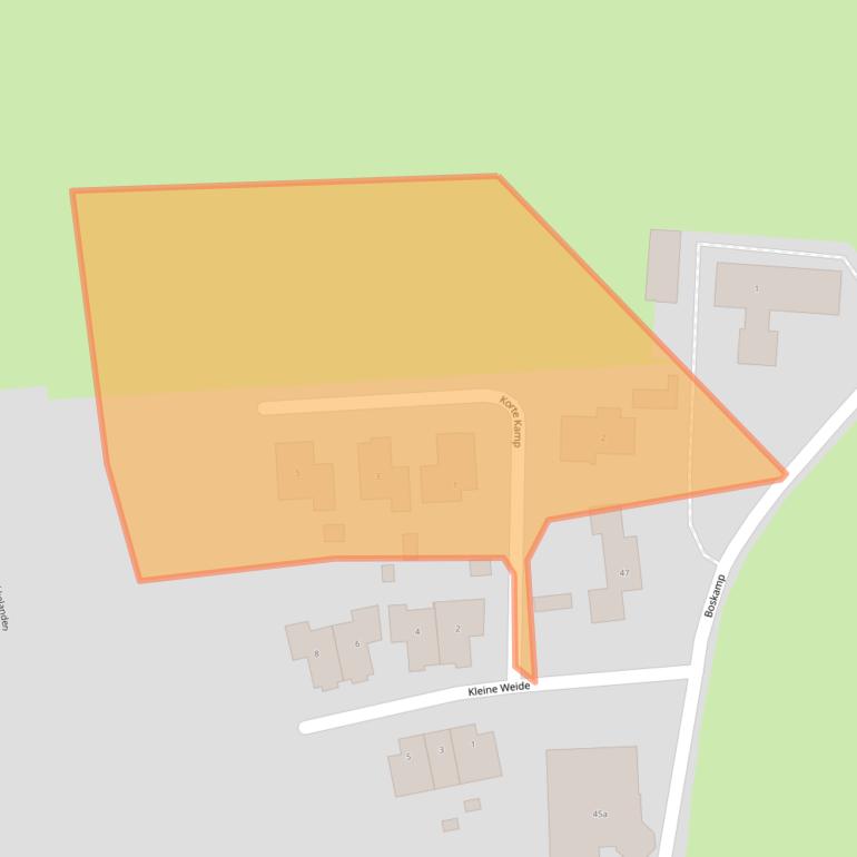 Kaart van postcodegebied 8121HJ.