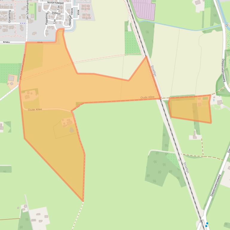 Kaart van postcodegebied 8121PC.