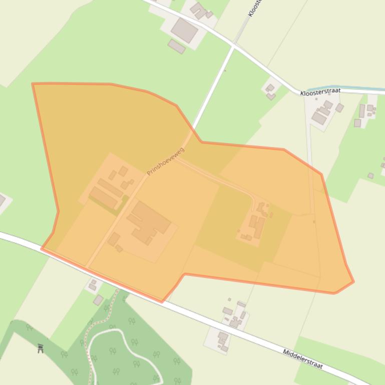 Kaart van postcodegebied 8121RS.