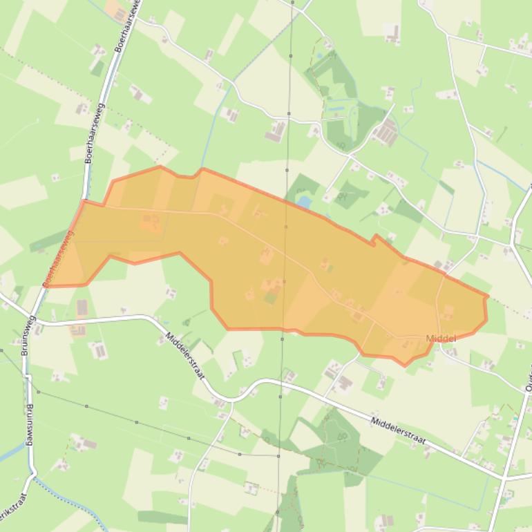 Kaart van postcodegebied 8121RV.