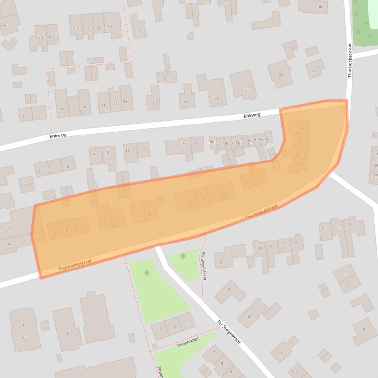 Kaart van postcodegebied 8121ZC.