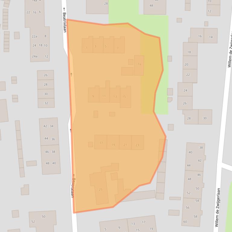 Kaart van postcodegebied 8131AP.