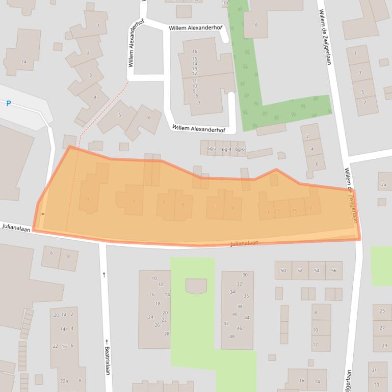 Kaart van postcodegebied 8131AT.