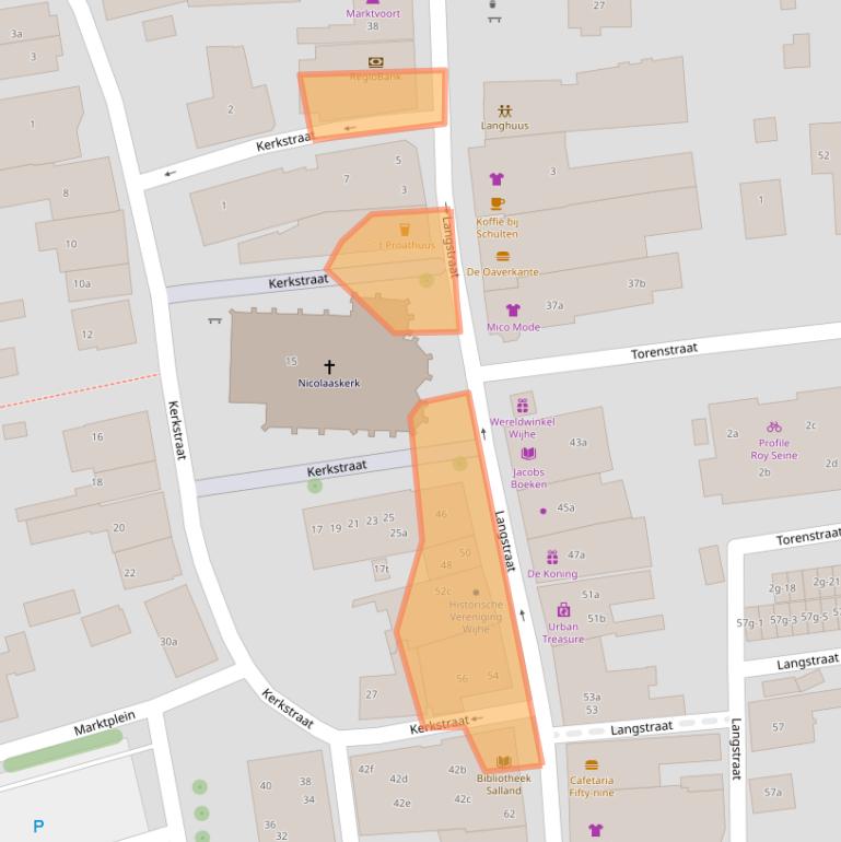 Kaart van postcodegebied 8131BD.