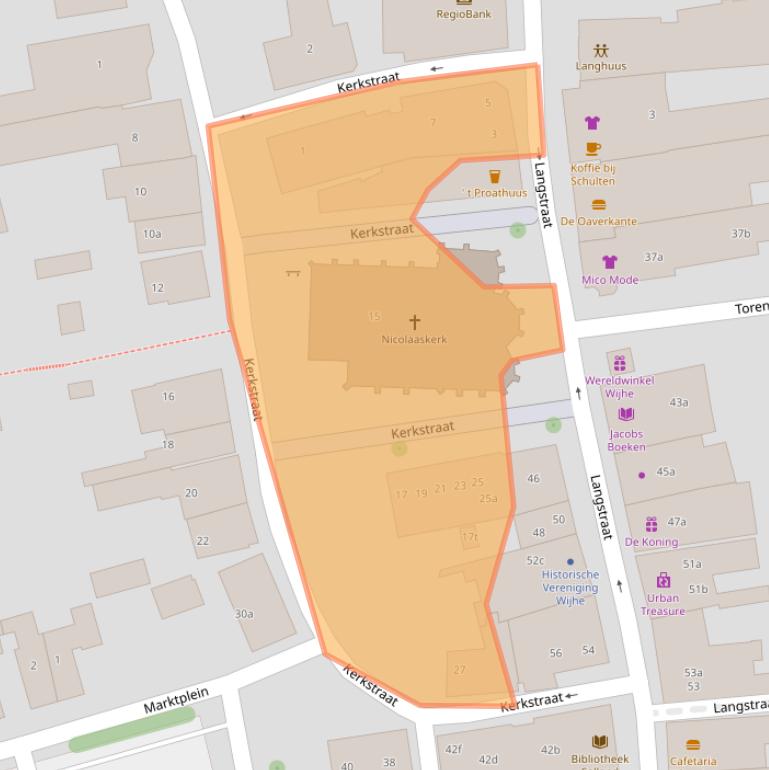 Kaart van postcodegebied 8131BX.
