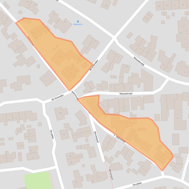 Kaart van postcodegebied 8131CC.