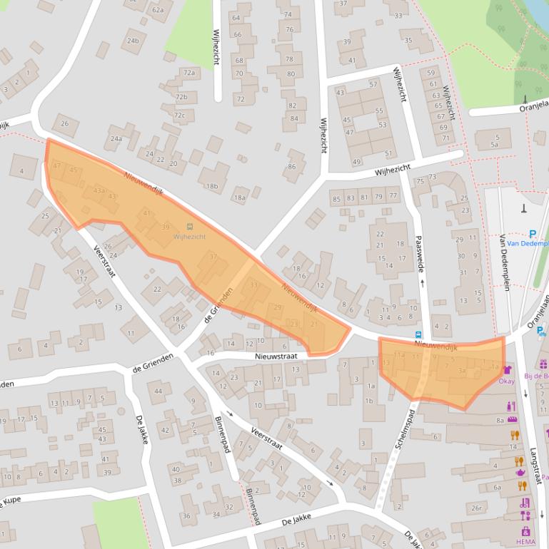 Kaart van postcodegebied 8131CD.