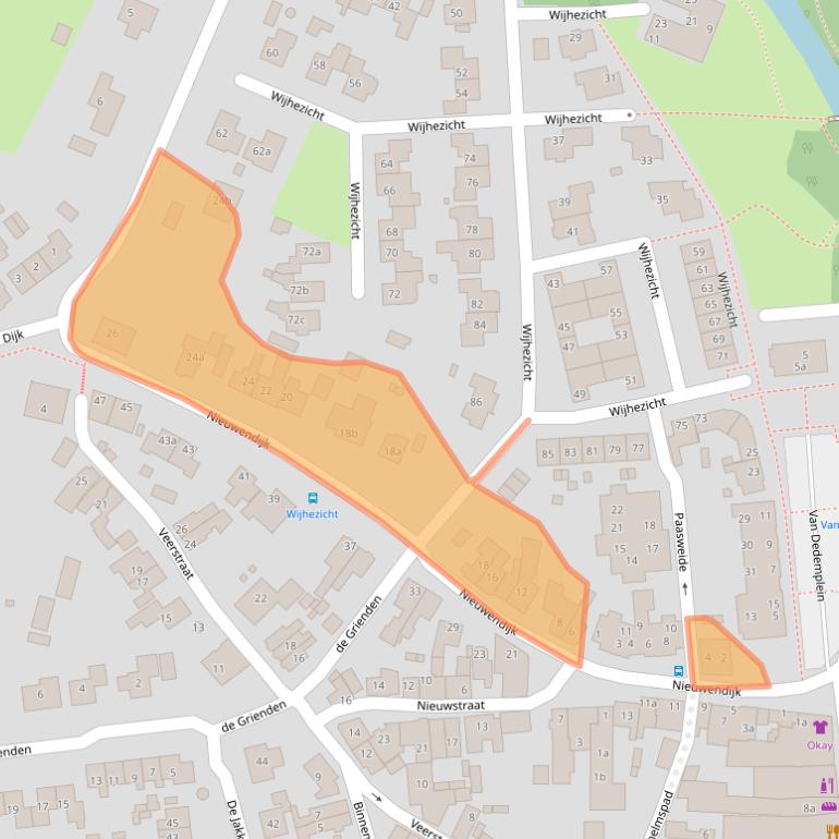 Kaart van postcodegebied 8131CE.