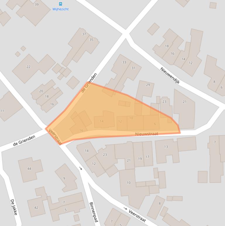 Kaart van postcodegebied 8131CH.