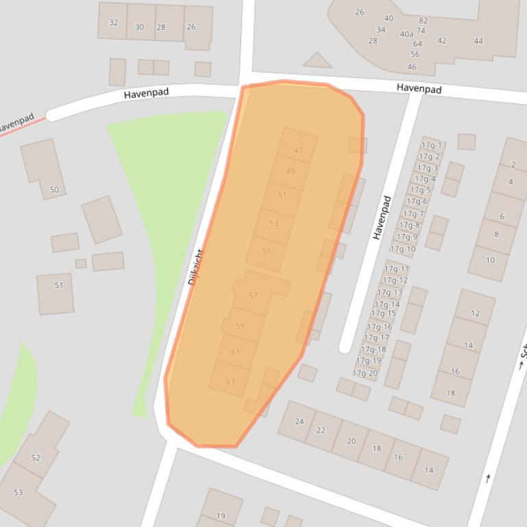 Kaart van postcodegebied 8131CK.
