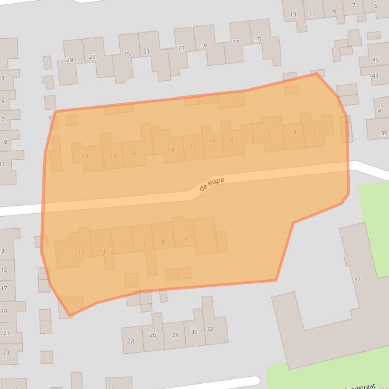 Kaart van postcodegebied 8131CM.