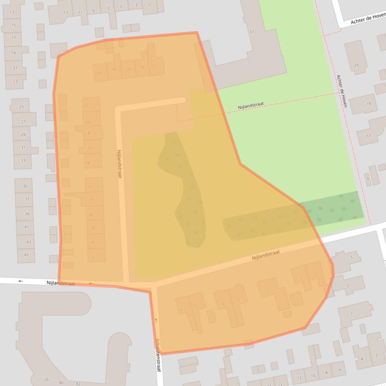 Kaart van postcodegebied 8131CN.
