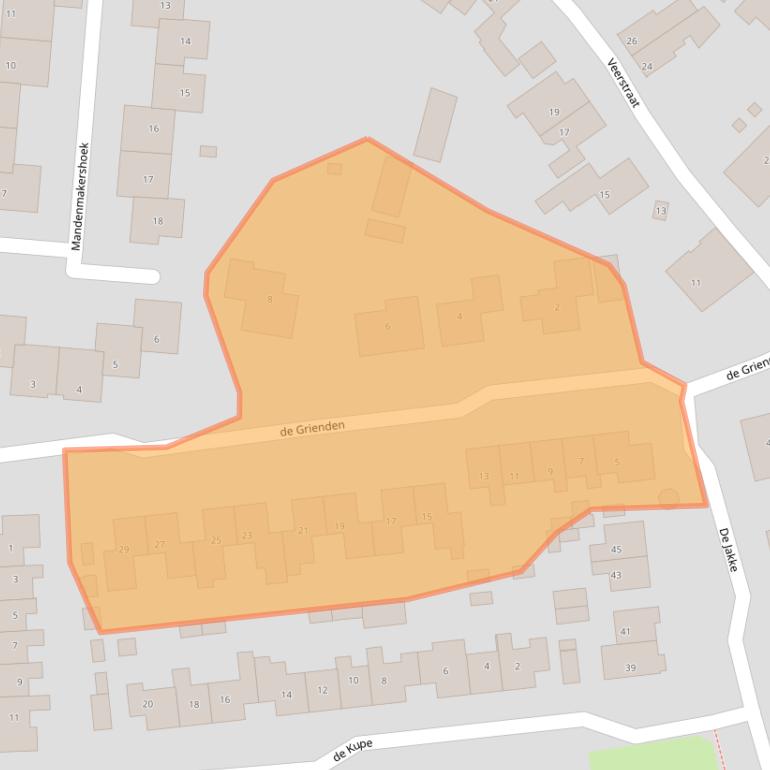 Kaart van postcodegebied 8131CX.