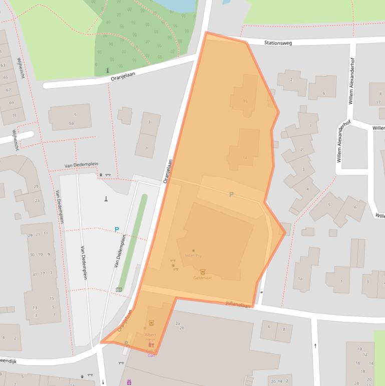 Kaart van postcodegebied 8131DB.