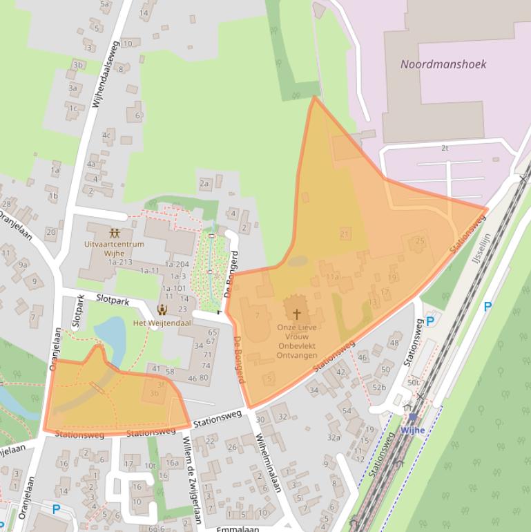 Kaart van postcodegebied 8131DG.