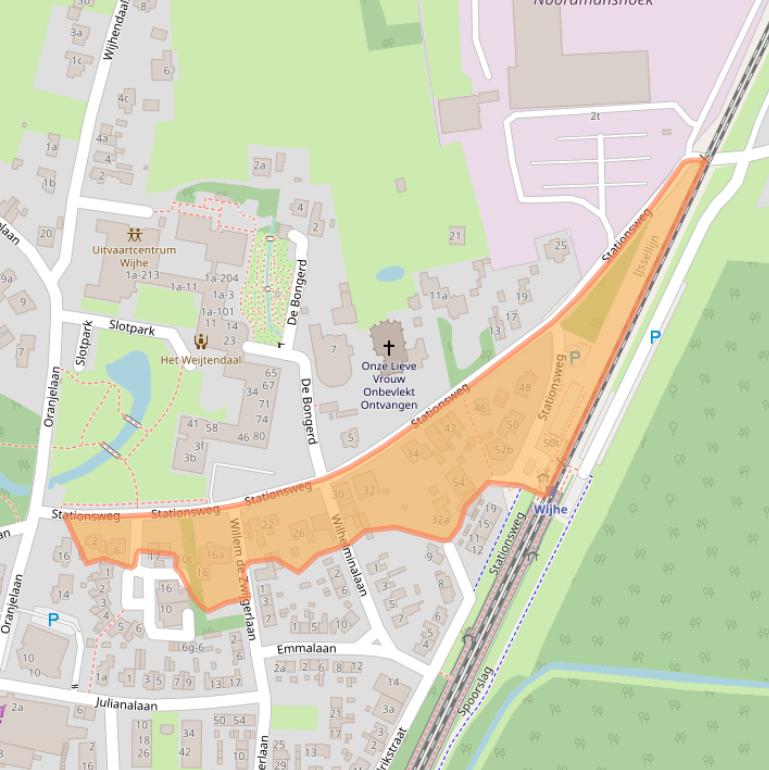 Kaart van postcodegebied 8131DH.