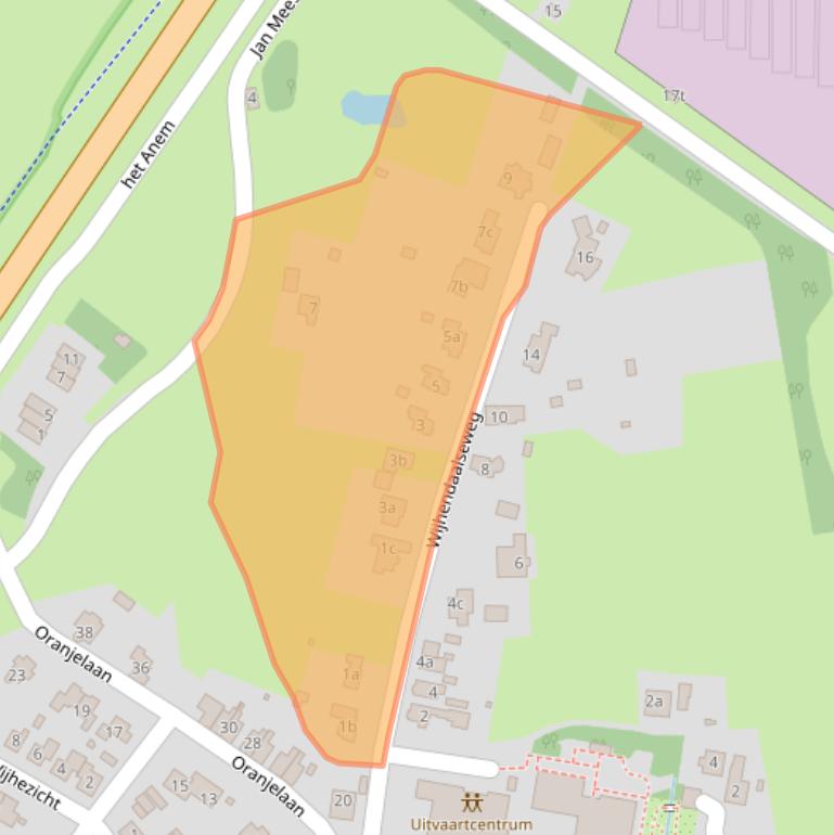 Kaart van postcodegebied 8131DJ.