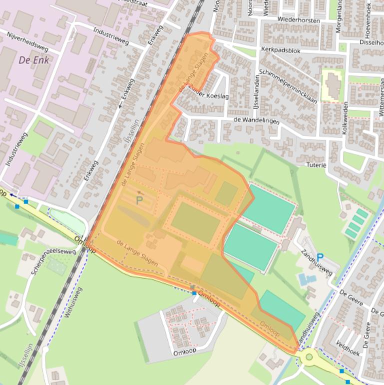 Kaart van postcodegebied 8131DP.
