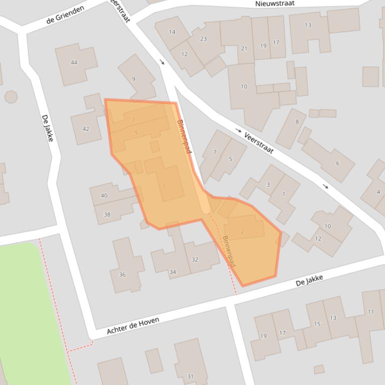 Kaart van postcodegebied 8131DS.