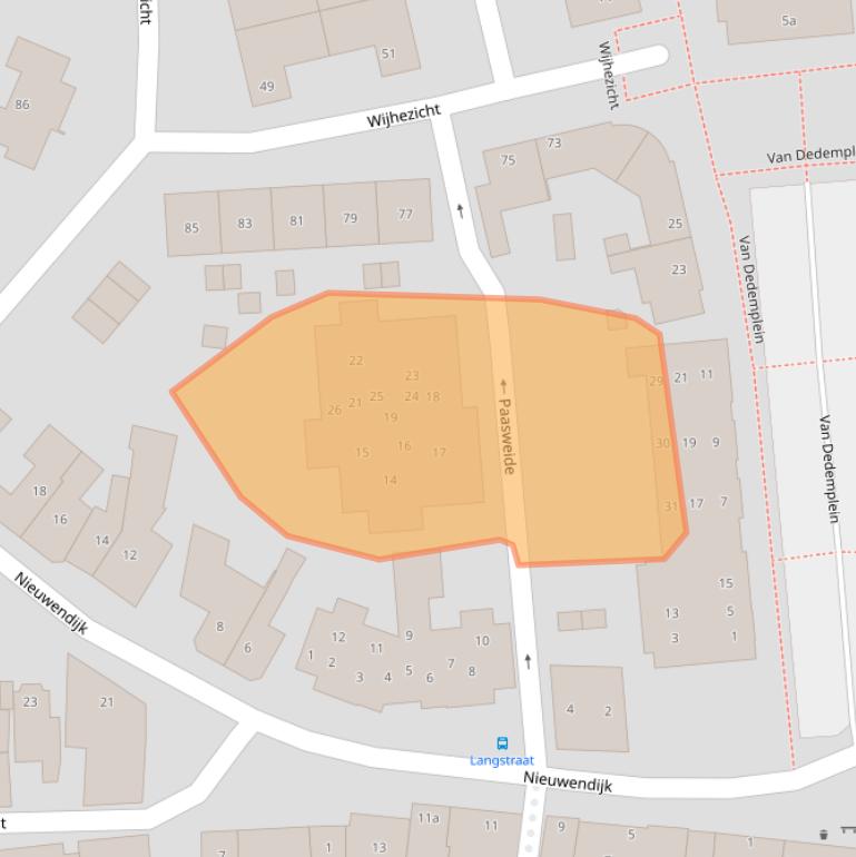 Kaart van postcodegebied 8131EB.