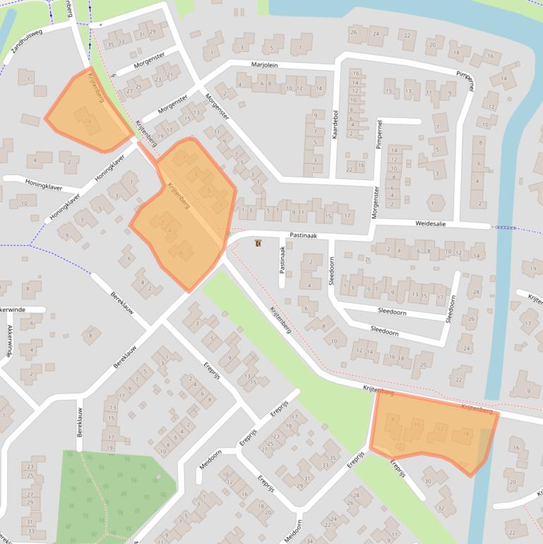 Kaart van postcodegebied 8131GA.