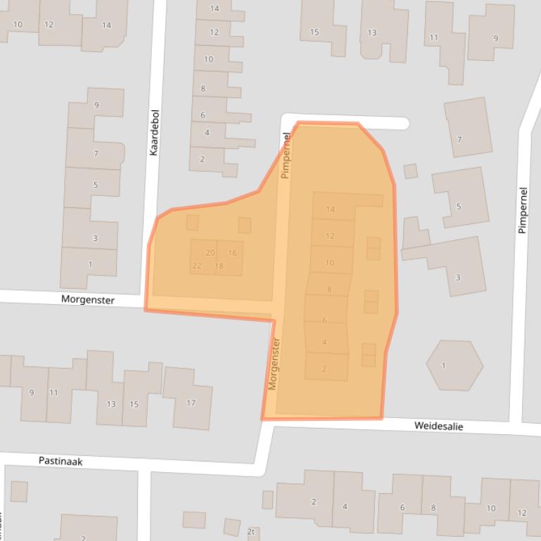 Kaart van postcodegebied 8131GB.