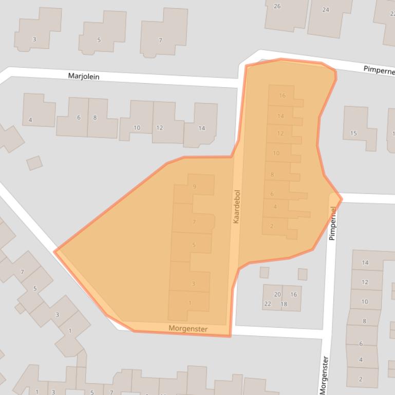 Kaart van postcodegebied 8131GE.
