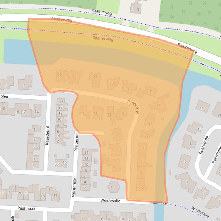 Kaart van postcodegebied 8131GH.