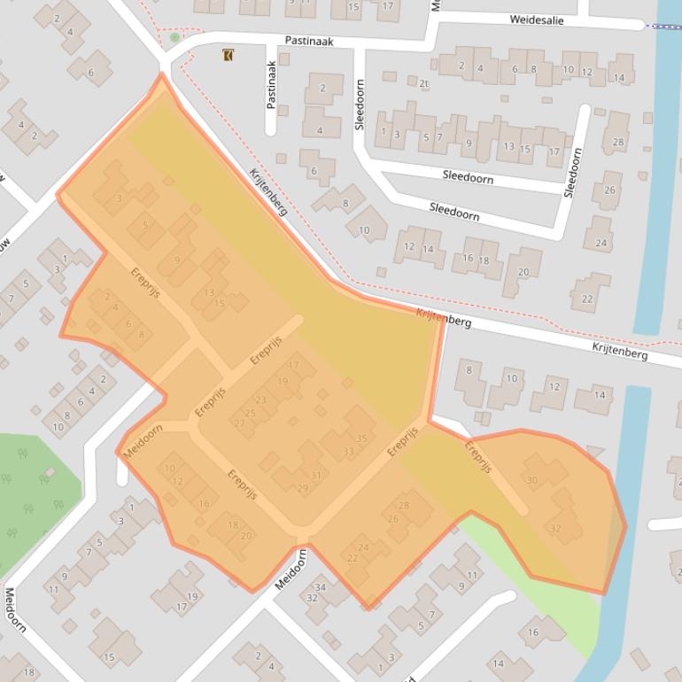 Kaart van postcodegebied 8131GL.